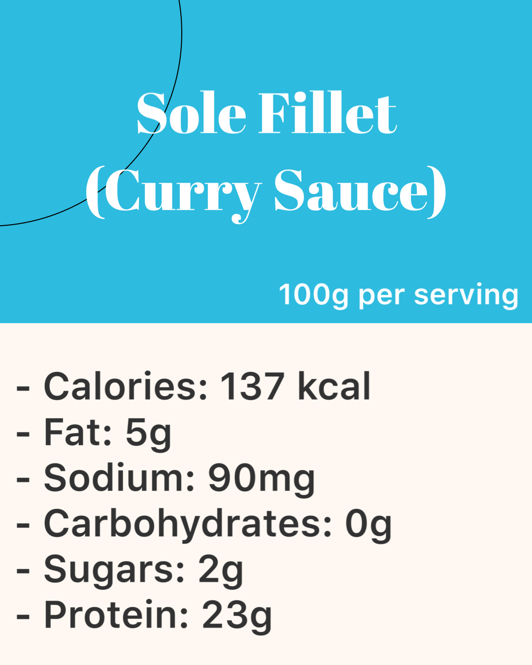 Curry Sole Fillet (咖喱 - 龍脷) 100g / 150g / 200g