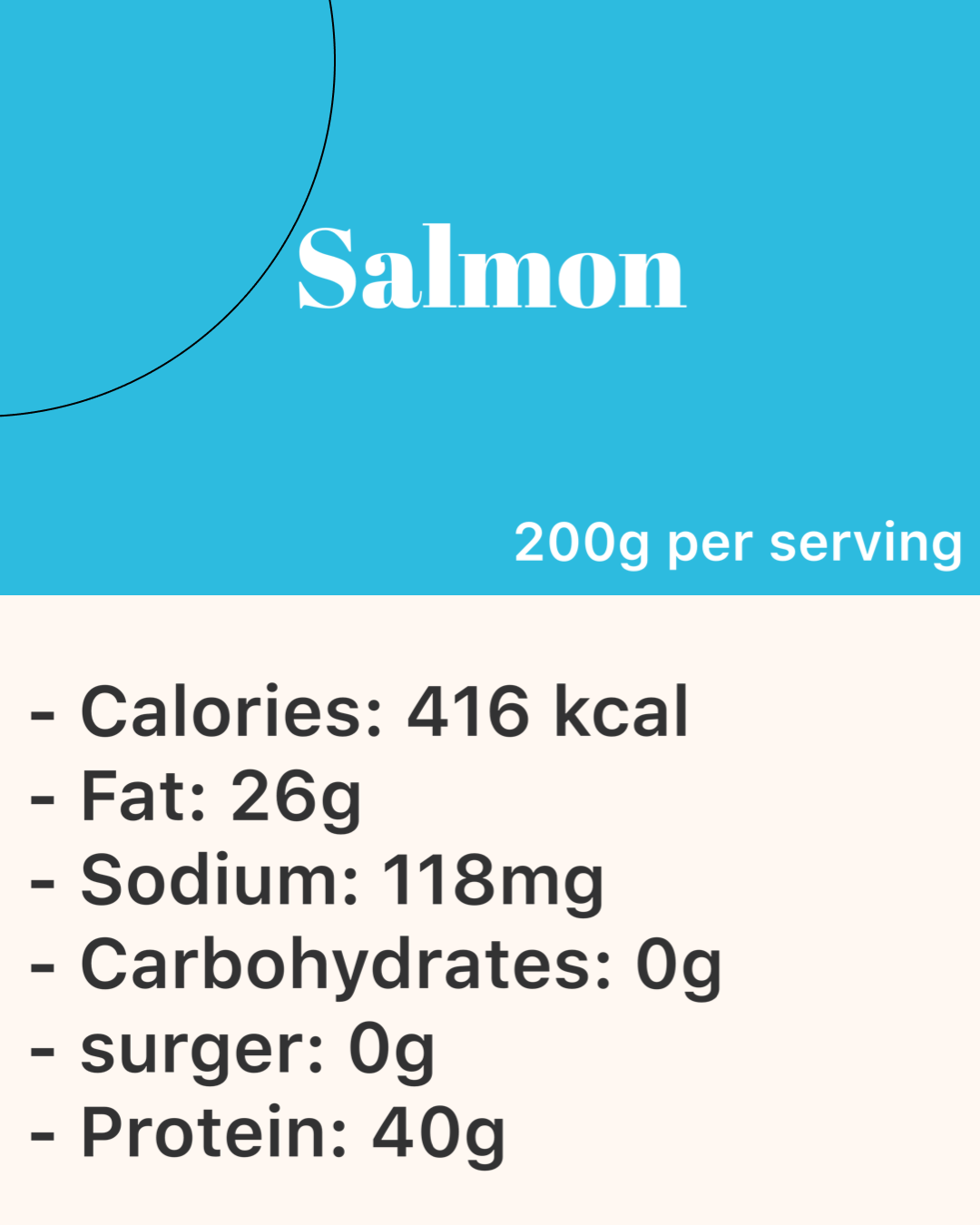 Salmon (挪威 - 三文魚) 100g / 150g / 200g