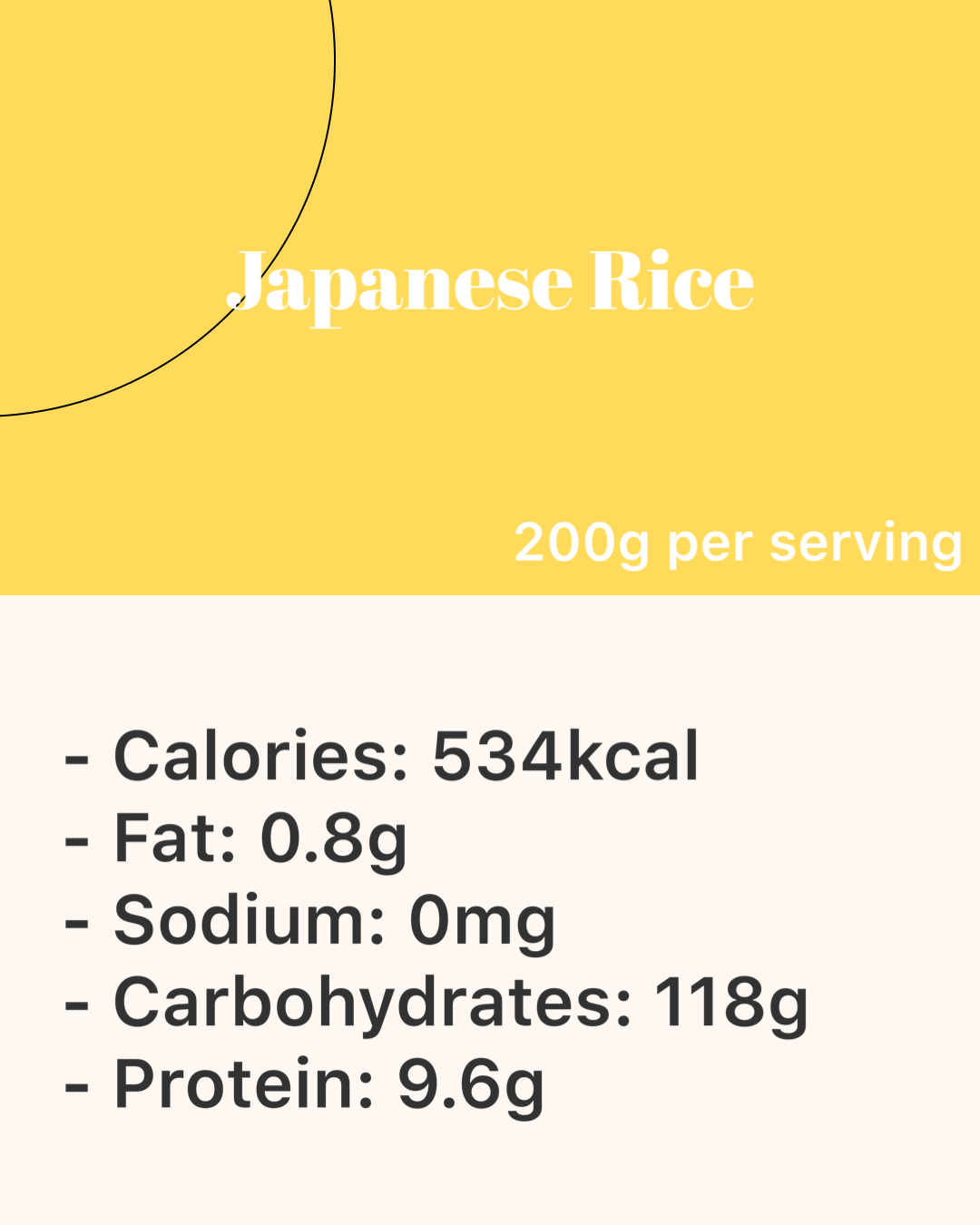 Japanese Pearl Rice (日本珍珠米) 100g / 200g