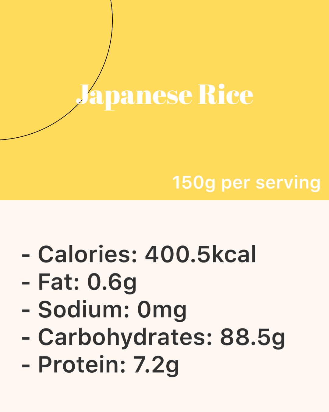 Japanese Pearl Rice (日本珍珠米) 100g / 200g