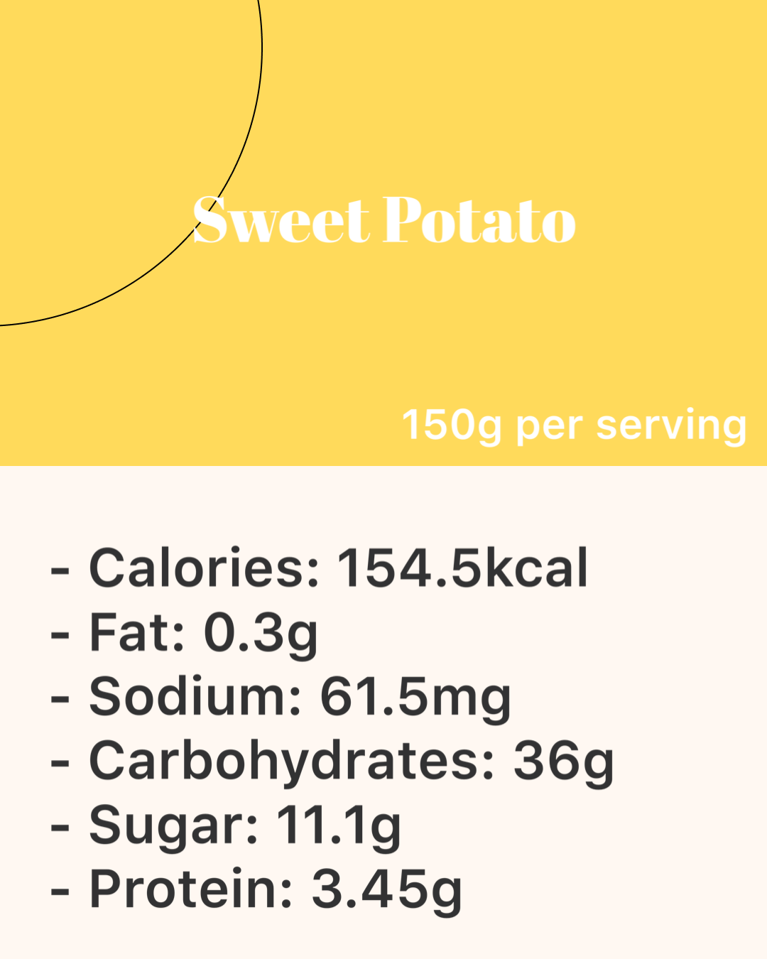 One Meal Roasted Sweet Potato (招牌烤蕃薯) 100g / 150g / 200g